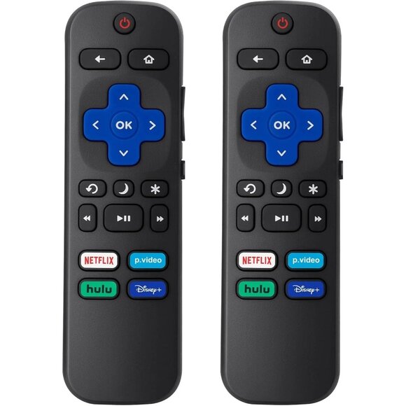 (Pack of 2) Replacement Remote Control Compatible for Roku Tv,For TCL Roku NEW - Picture 1 of 3